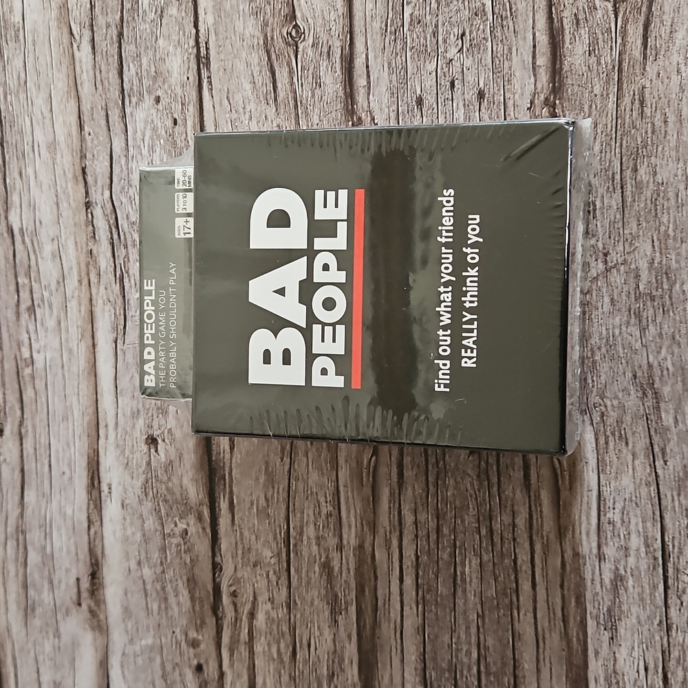 *PRICE FIRM* NWT Bad People Party Game + NSFW Brutal Expansion Pack